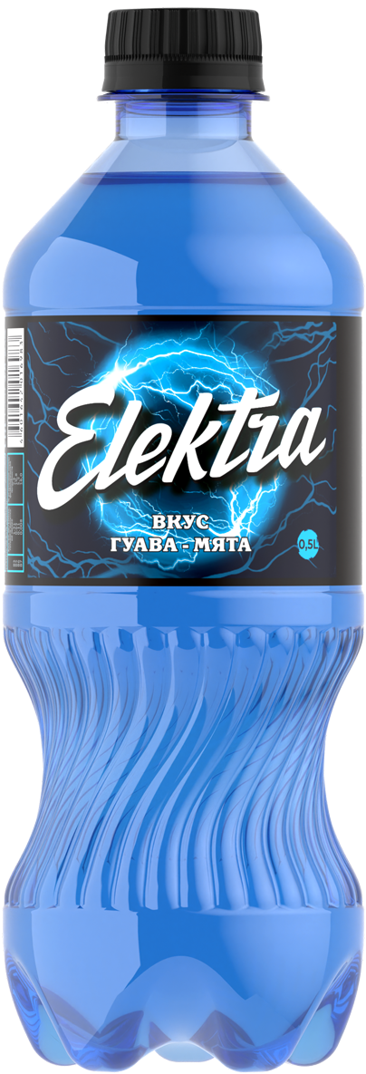 Напиток безалкогольный тонизирующий газированный «ELEKTRA SHARK» со вкусом гуавы и мяты ТМ ACTION