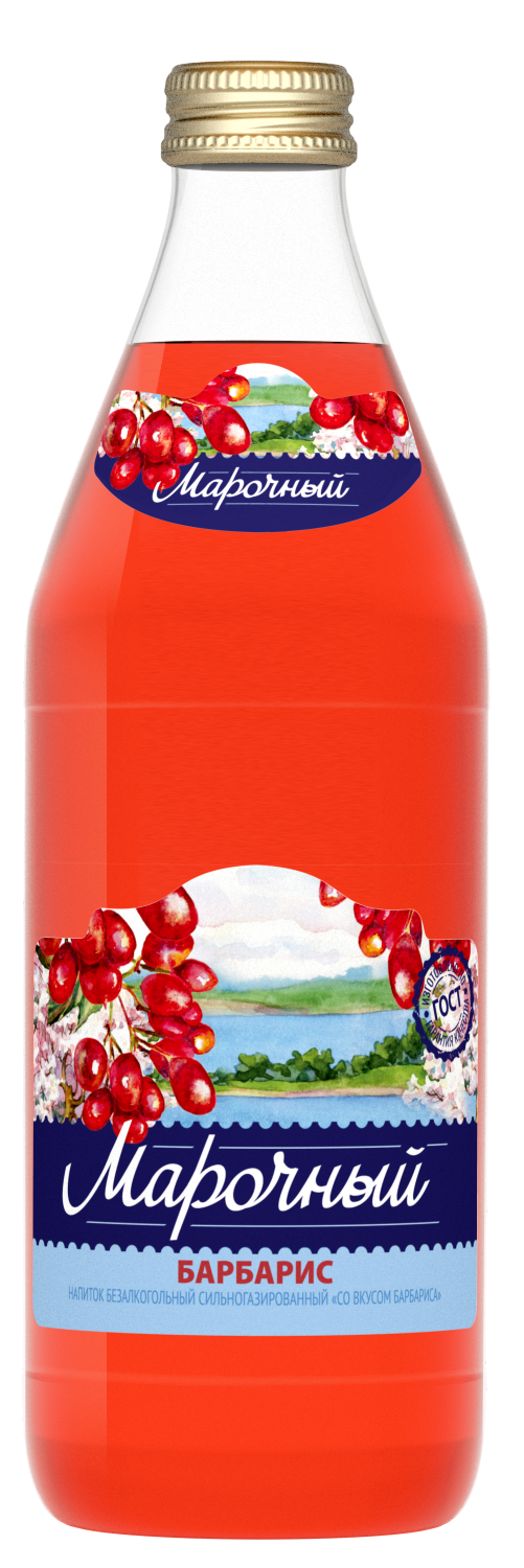 Напиток безалкогольный сильногазированный "Восточный" ТМ Марочный, ст/б, 0,5 л