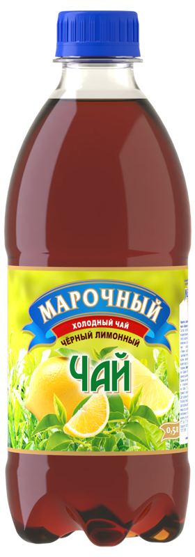 Напиток безалкогольный негазированный "Холодный чай со вкусом лимона" ТМ Марочный