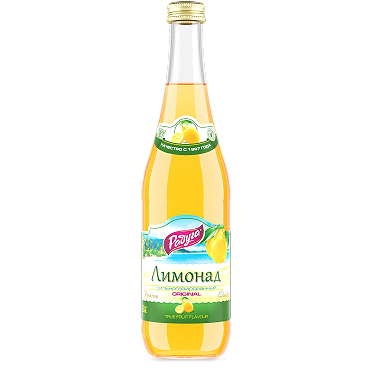 Напиток безалкогольный сильногазированный "Лимонад" ТМ&nbspРадуга, ст/б, 0,5 л