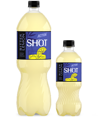 Напиток безалкогольный сильногазированный "Bitter Lemon" ТМ&nbspAction&nbspSHOT